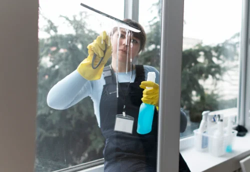 Nettoyage de vitres intérieures et extérieures à la Queue-en-Brie